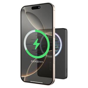 RINGSTAR 5000mAh Black MG525 Ultra Slim Magnetic Power Bank 15W Wireless Charging PD20W Power Bank
